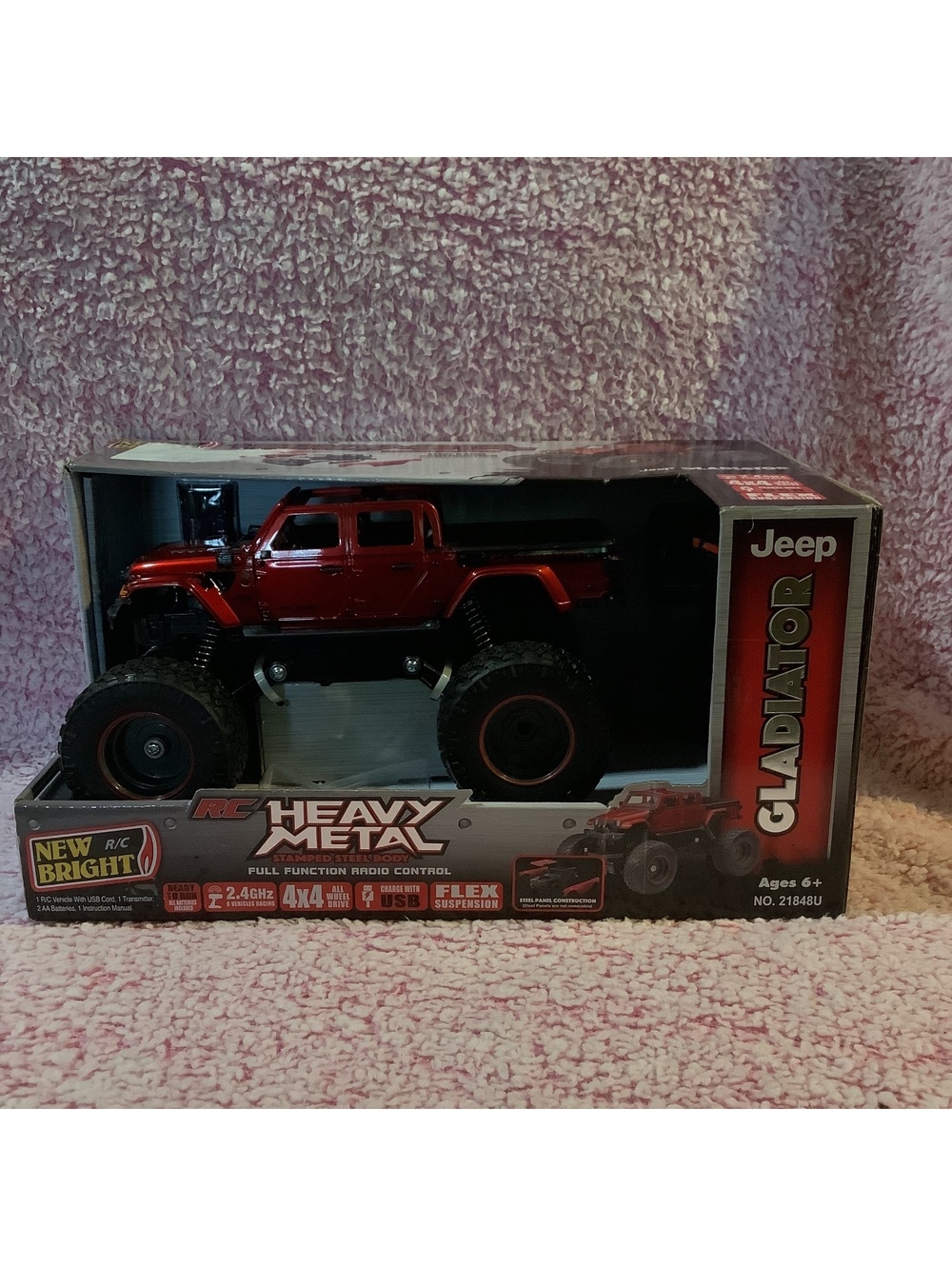New Bright RC Heavy Metal Jeep Gladiator 1:16 Scale Remote Control Truck